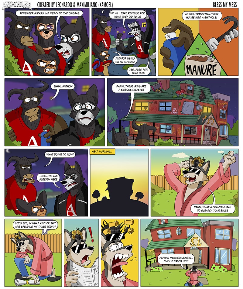 Read BEAST HOUSE BH BLESS MY MESS Tapas Comics