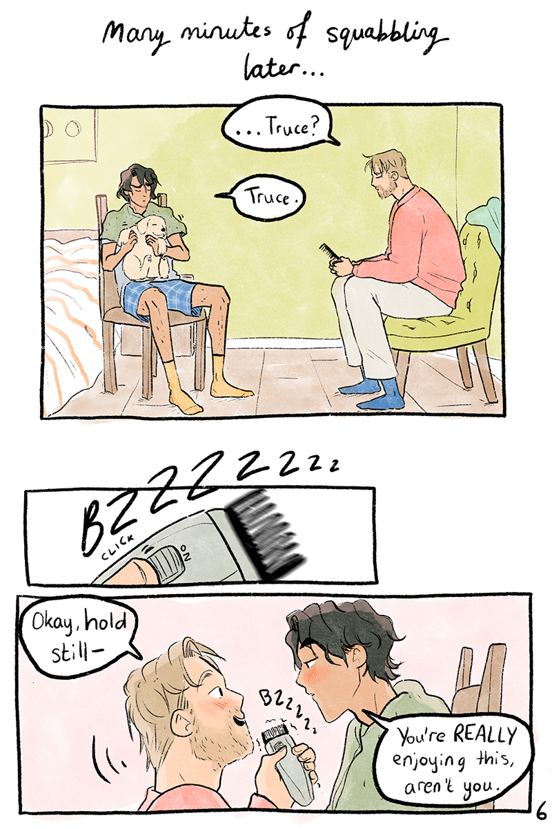 Read Heartstopper Mini Comic The Haircut Tapas Community