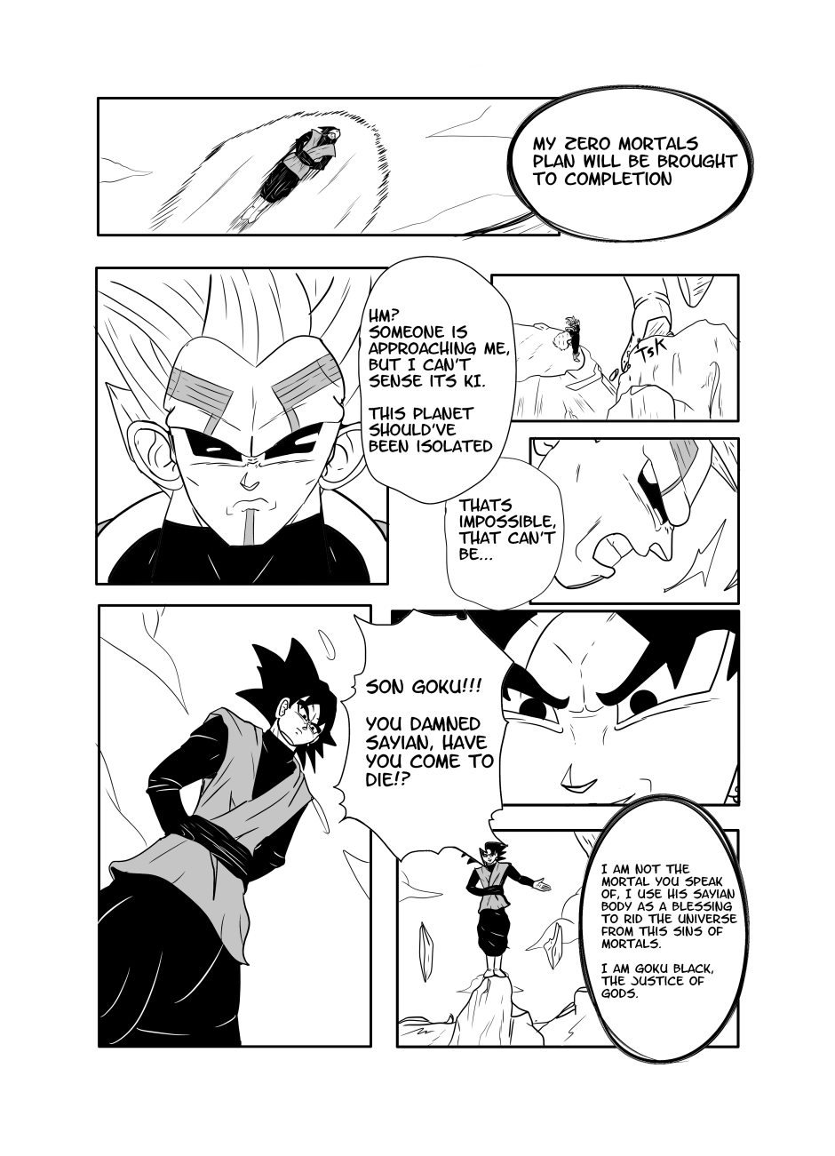 Read Goku Black Vs Baby Vegeta The Showdown Begins Tapas Comics