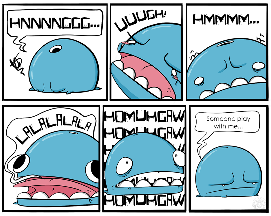 Read Goch the Whale [& FRIENDS] :: Bored Whale | Tapas Comics