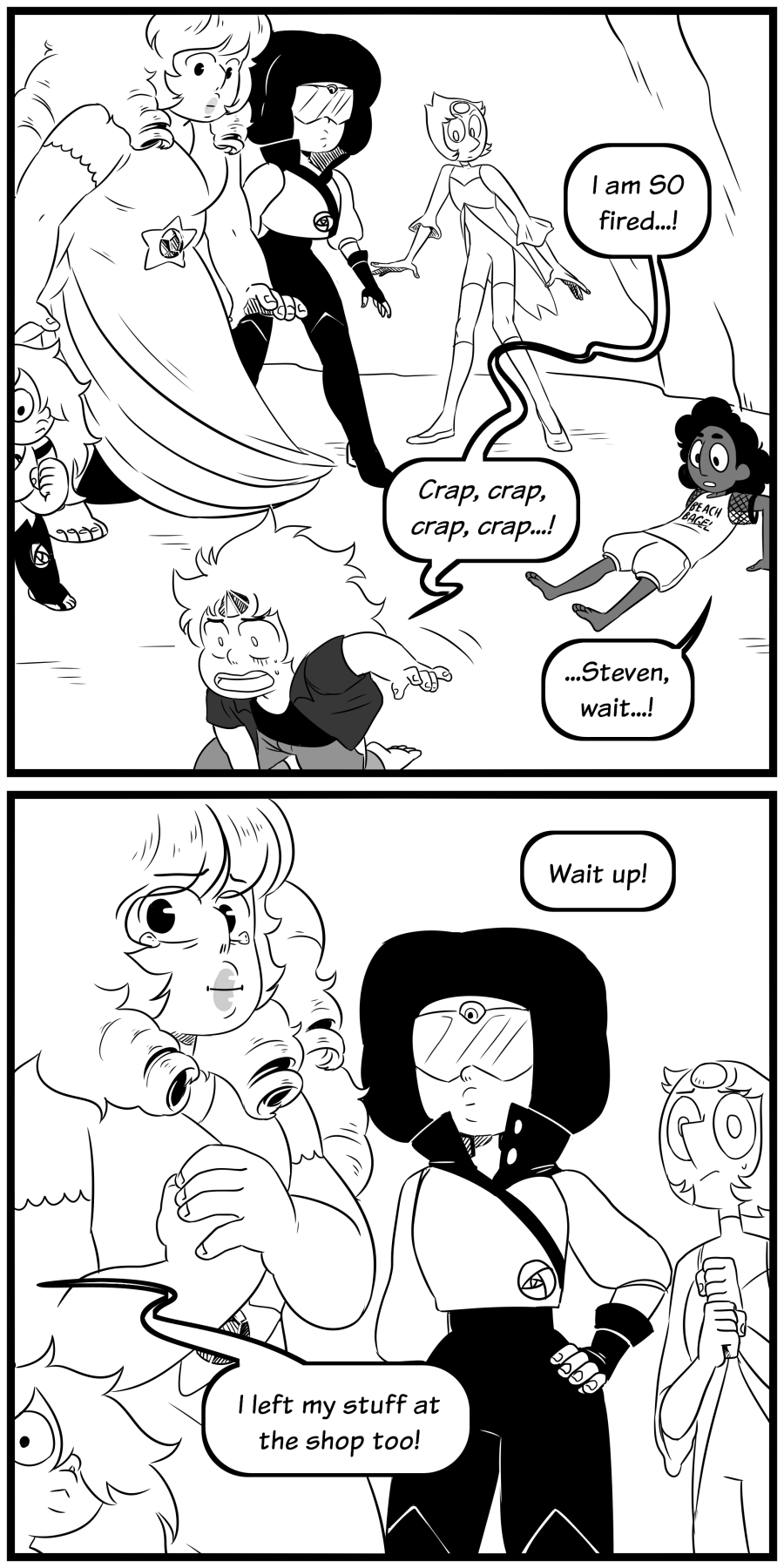 Read Steven *AU*niverse: Ask WhitePearl and Steven :: S3 EP51: The ...