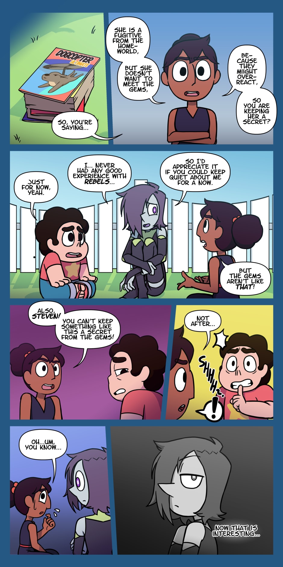 Read Steven Universe : The Story of Black Pearl (SU fan comic) :: ep 11:  Bad Omen 1 (part2) | Tapas Community