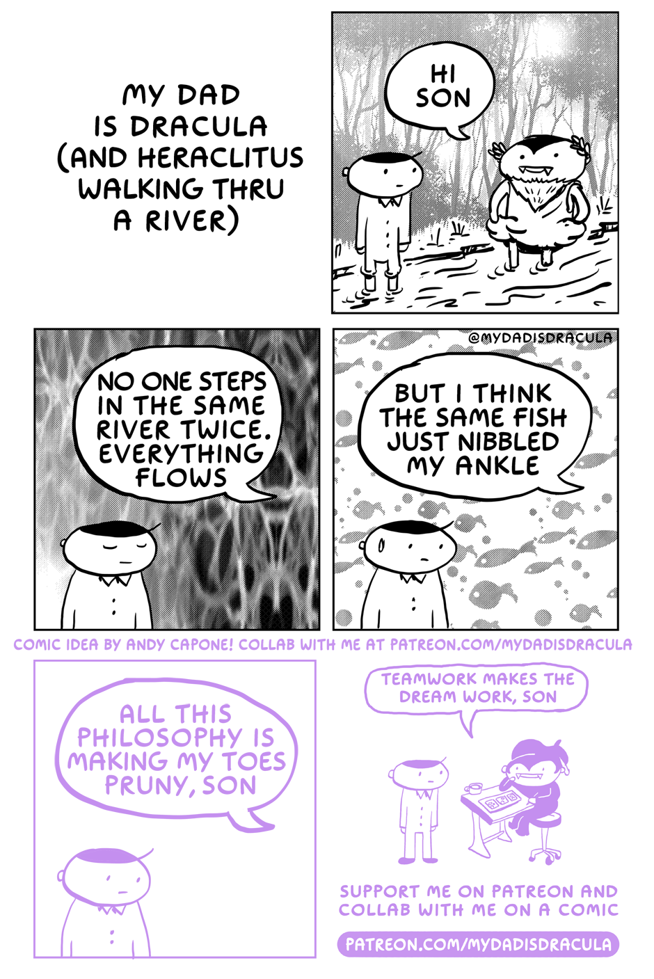 Read My Dad is Dracula Comics :: (and Heraclitus Walking Through a ...