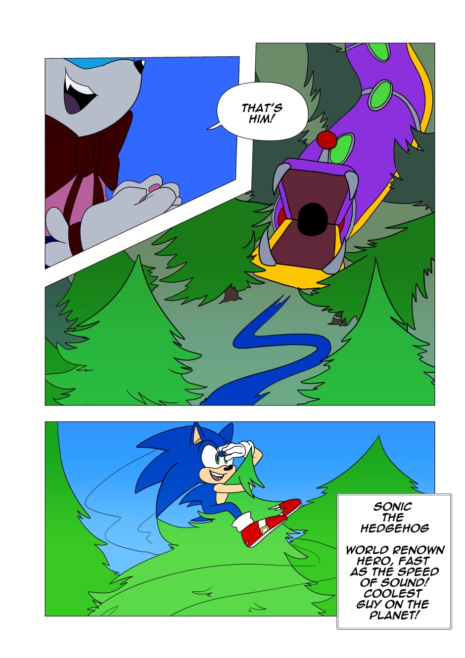 NEO METAL SONIC GOES SUPER [COMIC DUB] 