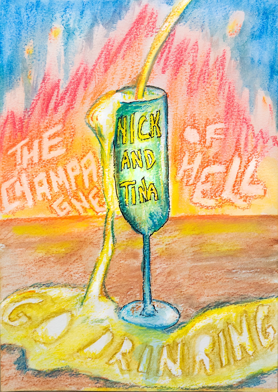 Nick and Tina Go Drinking :: The Champagne of Hell - image 1