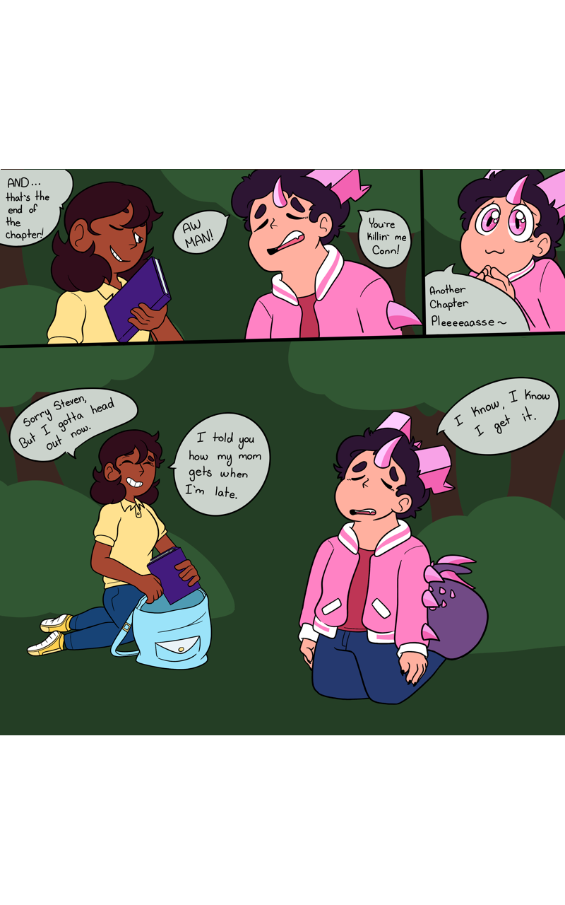 Read Steven Universe Dragon AU :: Chapter 5 - Connie Intro | Tapas Community