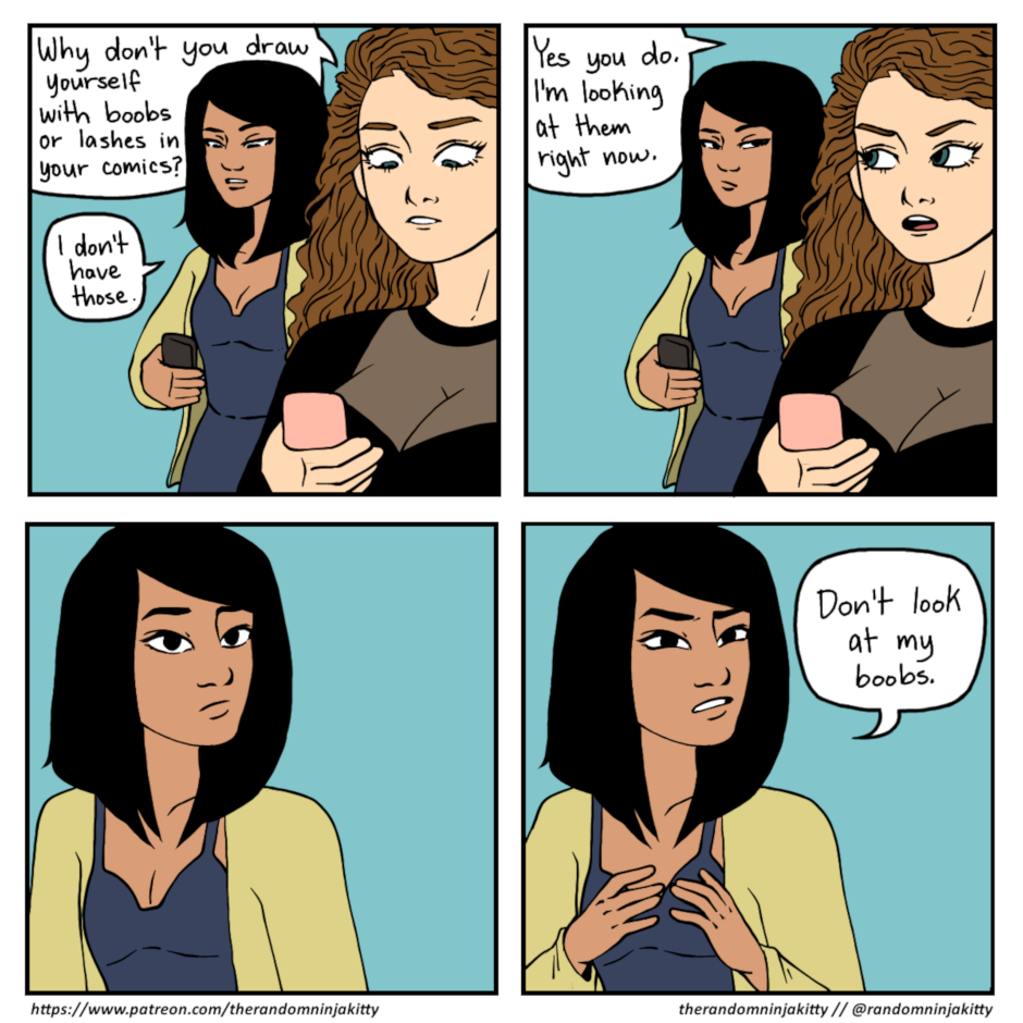 what your breasts says about you : r/comics