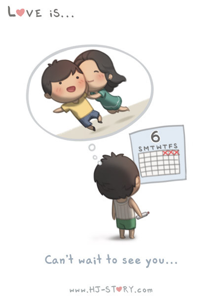 HJ-Story :: Love is... Can't wait to see you - image 1