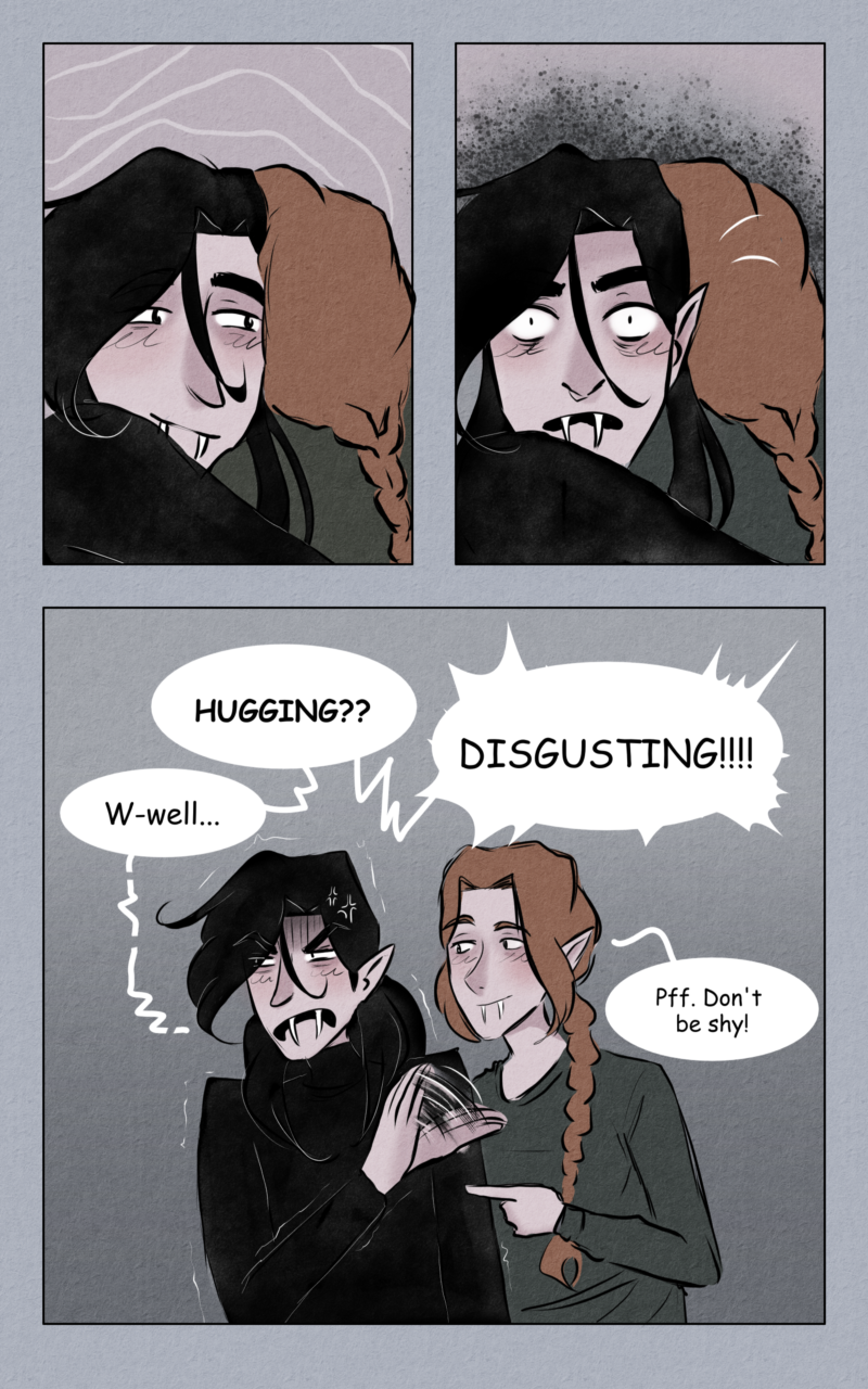 Read Disgusted Vampire :: Hugging. Bleh. | Tapas Community