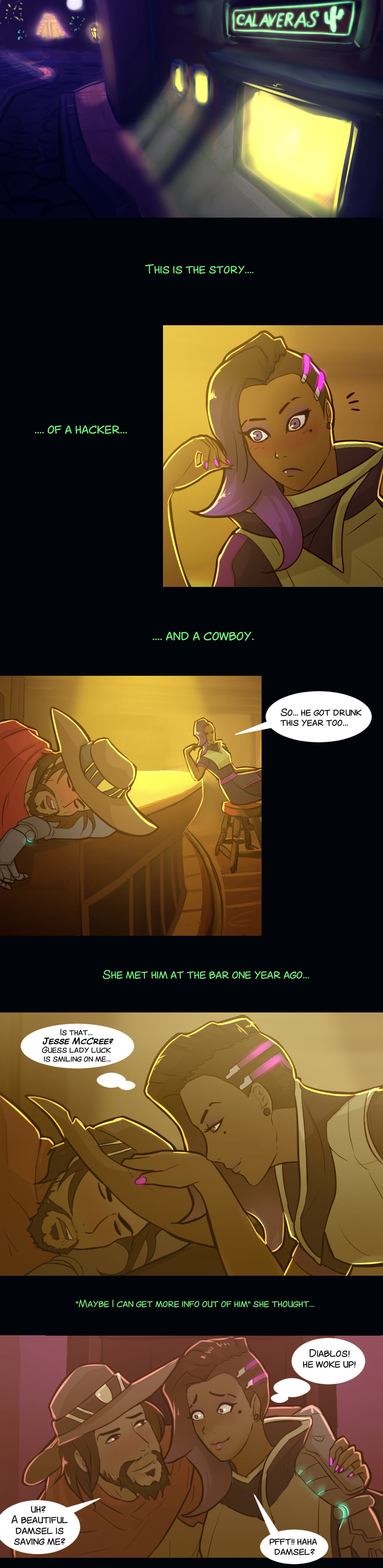 Read OW ships series (Fancomics) :: Page 1 (Mccree x Sombra) | Tapas  Community