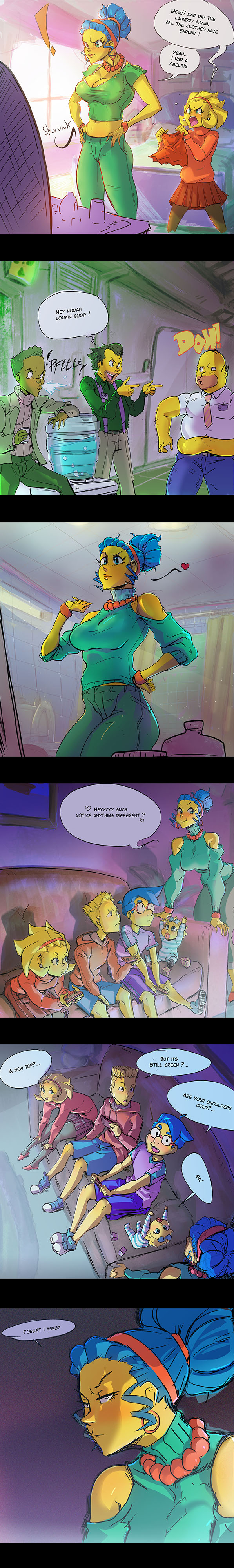 Marge simpson comics