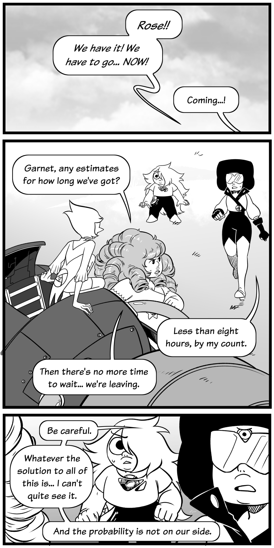 Read Steven *AU*niverse: Ask WhitePearl and Steven :: S4 EP34: Before ...