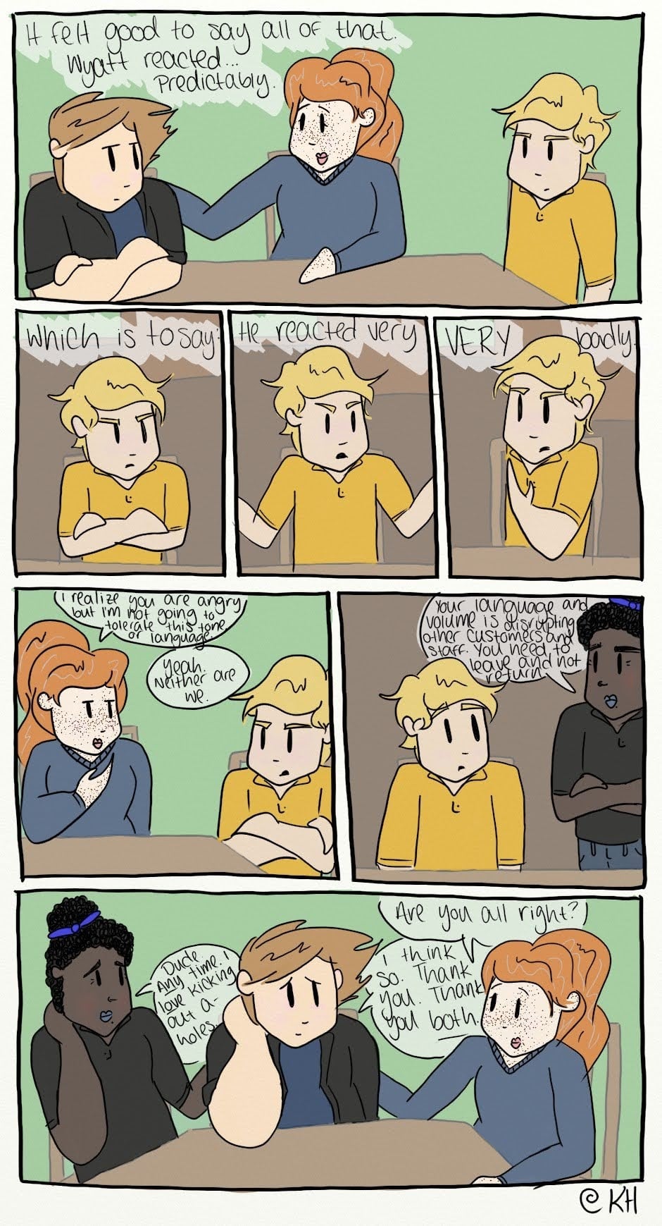 Read Here's What Happened :: A Predictable Reaction | Tapas Comics