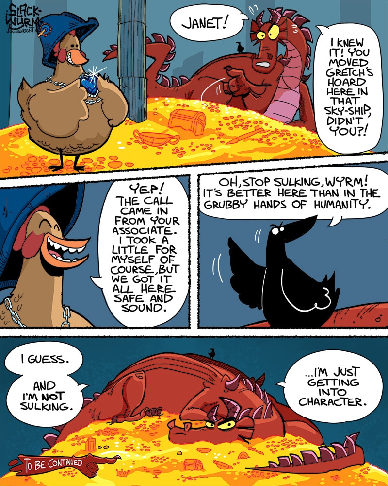 Read Slack Wyrm :: Hen-pecked | Tapas Comics