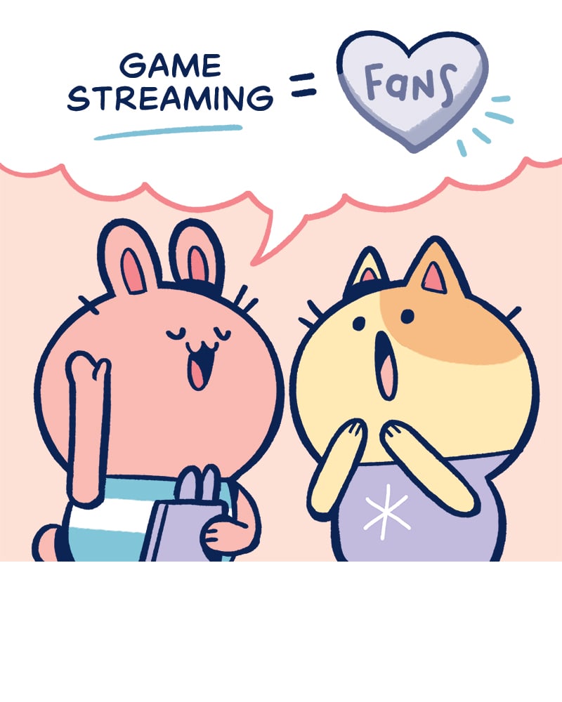 Read Fluffy Hashtags Game Streaming Tapas Comics