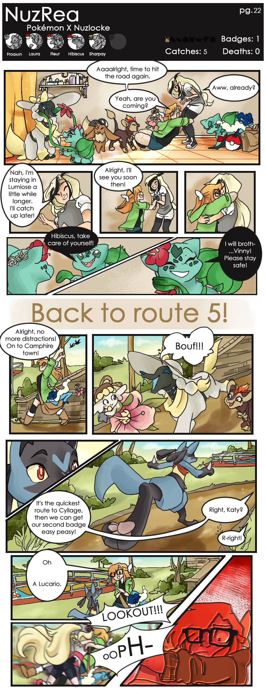Pokemon Y Randomizer Nuzlocke EP16 - Korrina Battle & Route 11