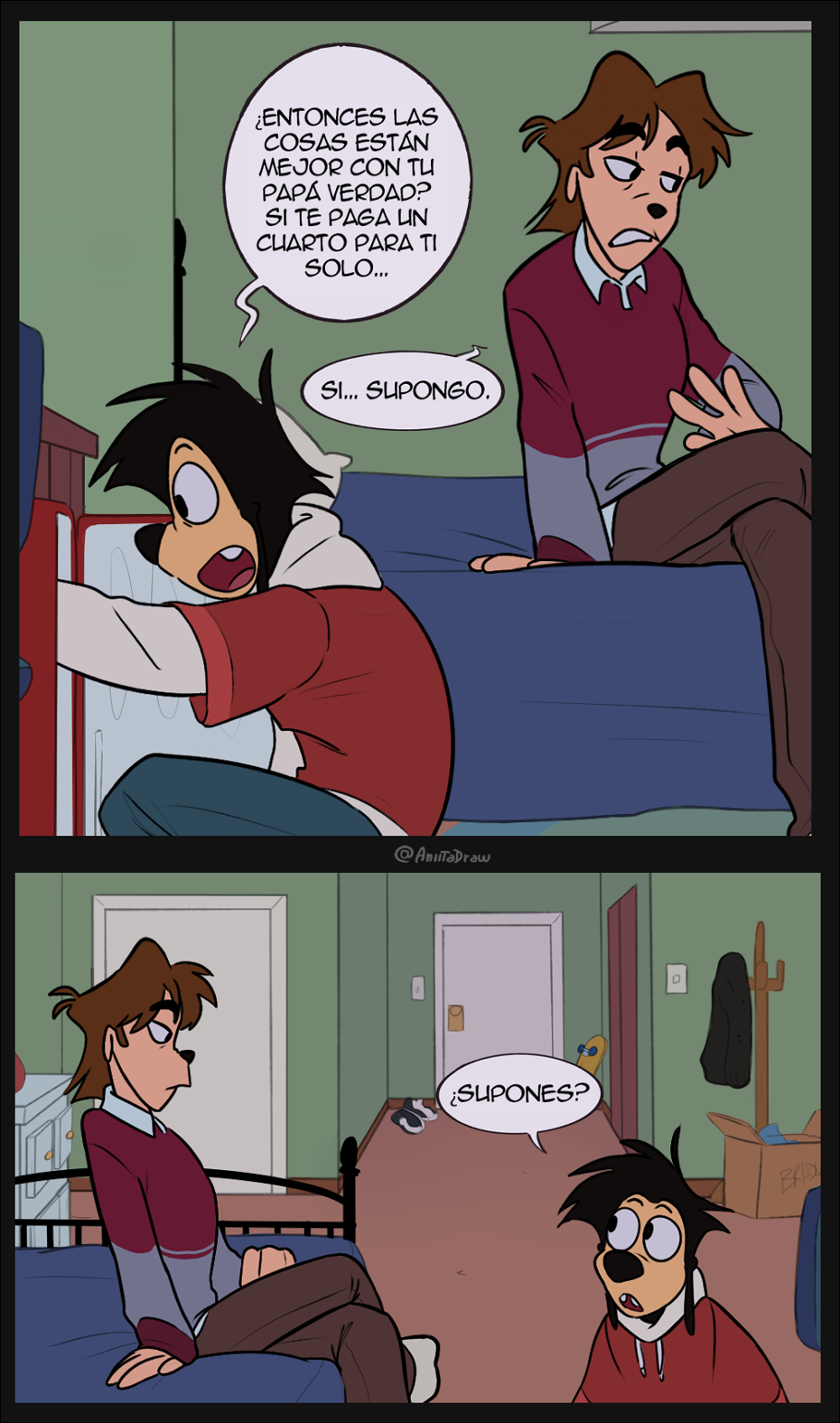 Comics feed - (Español) As Goofy As Can Be! : Cool, no "goof"
