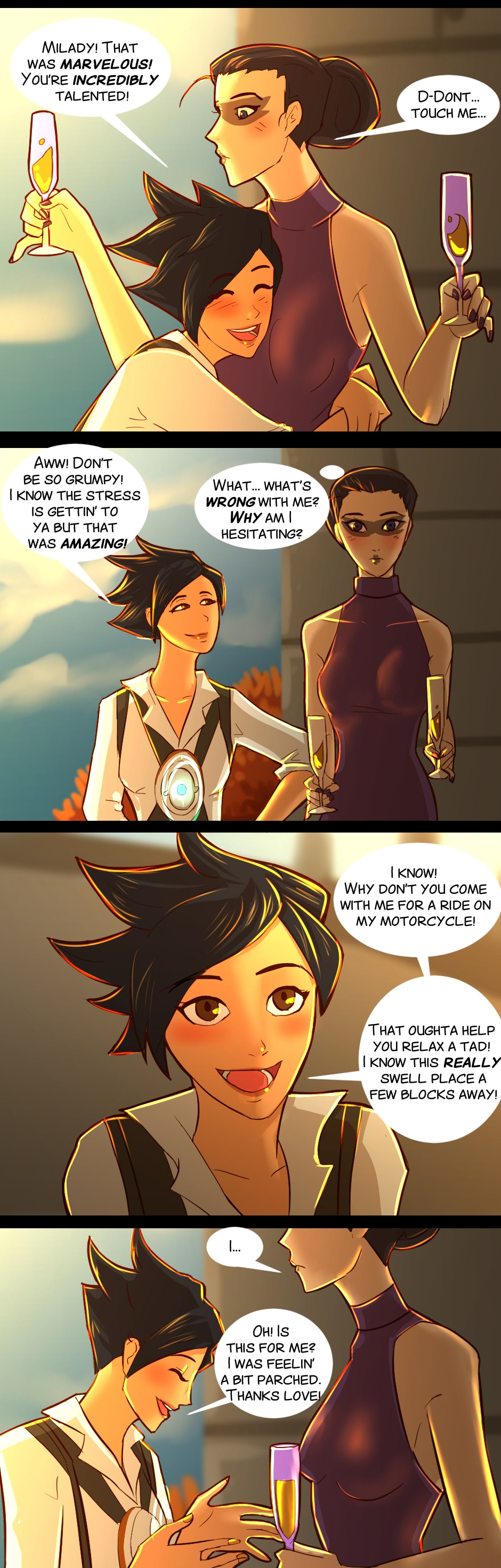 Read OW ships series (Fancomics) :: Part 3 (Widow x Tracer) | Tapas  Community