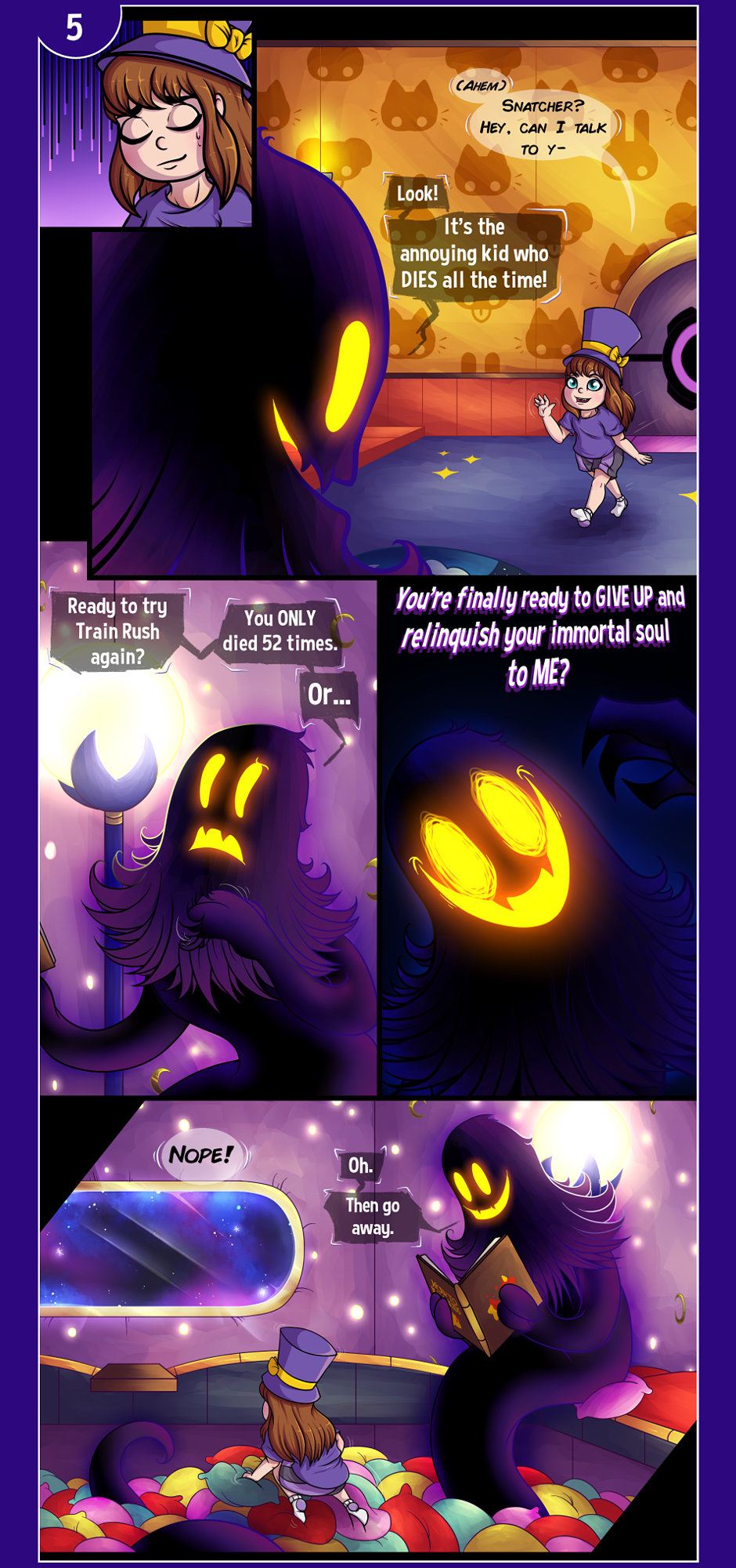 Read Spaceship of Horrors (A Hat in Time Comic) :: A Hat in Time