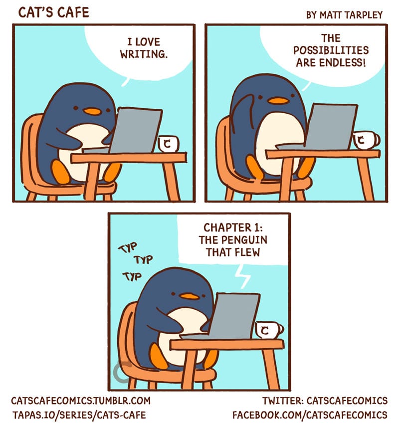 coffee penguin — tony as meme cats