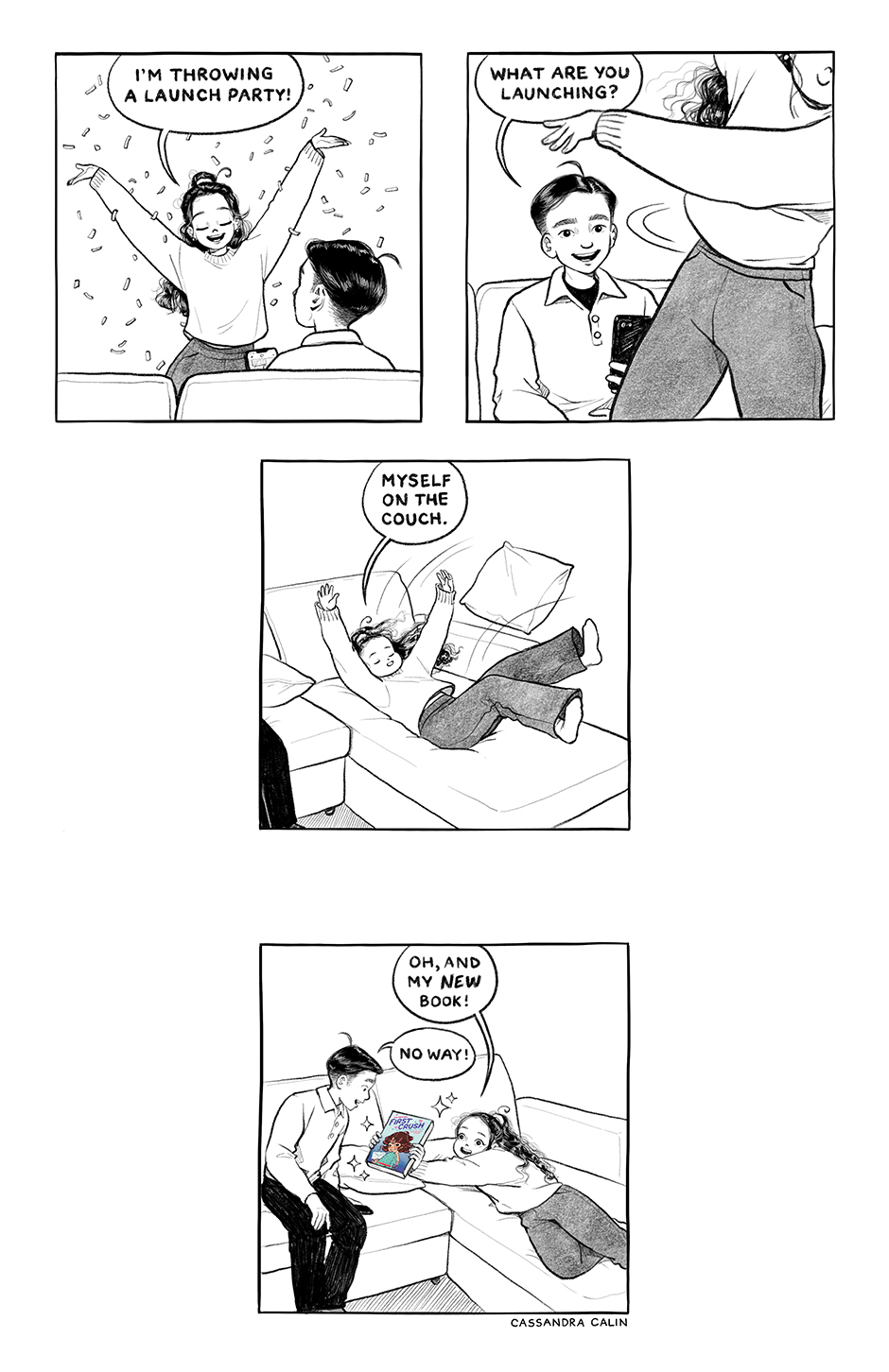 Comics feed - Cassandra Comics : Launch Party