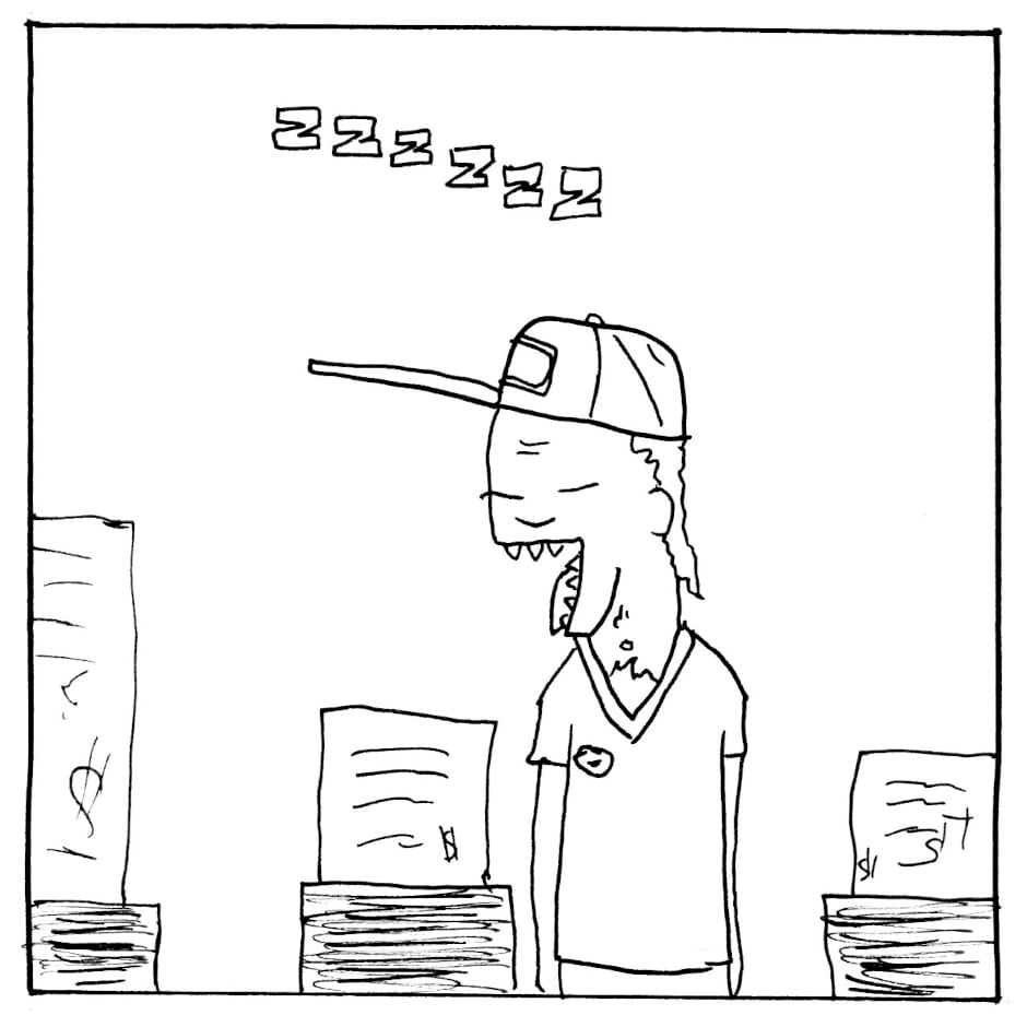 Read Retail Comics standing up Tapas Comics