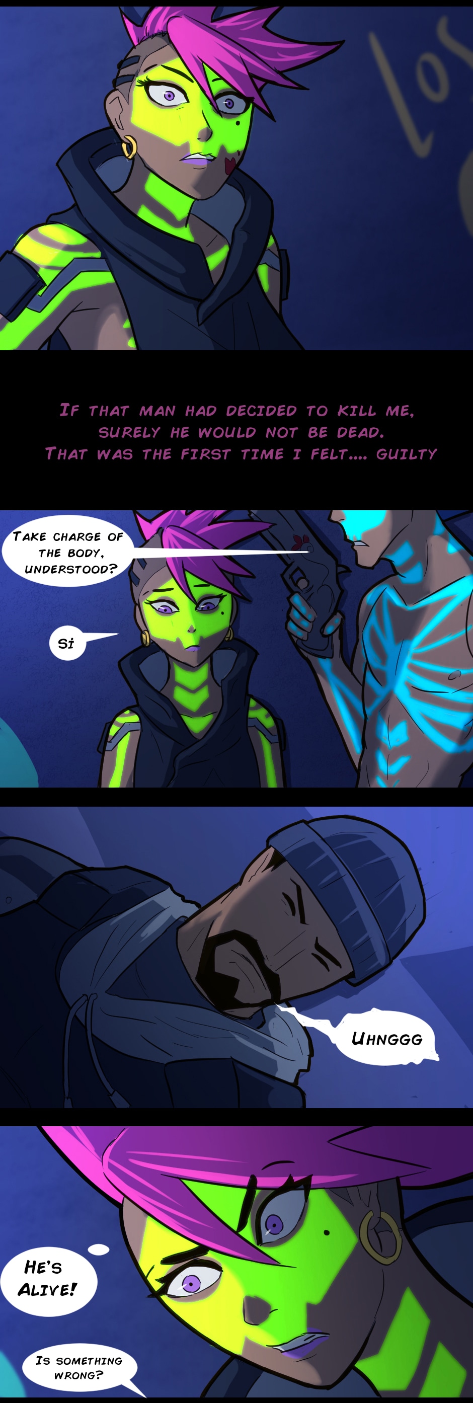 Read OW ships series (Fancomics) :: Page 1 (Sombra x Reaper) | Tapas  Community