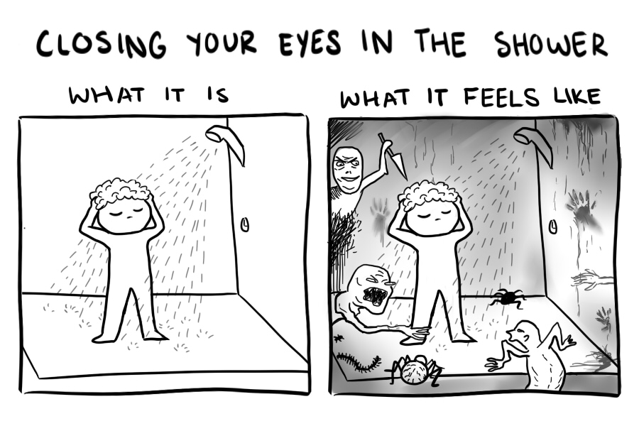 Read Bald People Closing Your Eyes In The Shower Tapas Comics