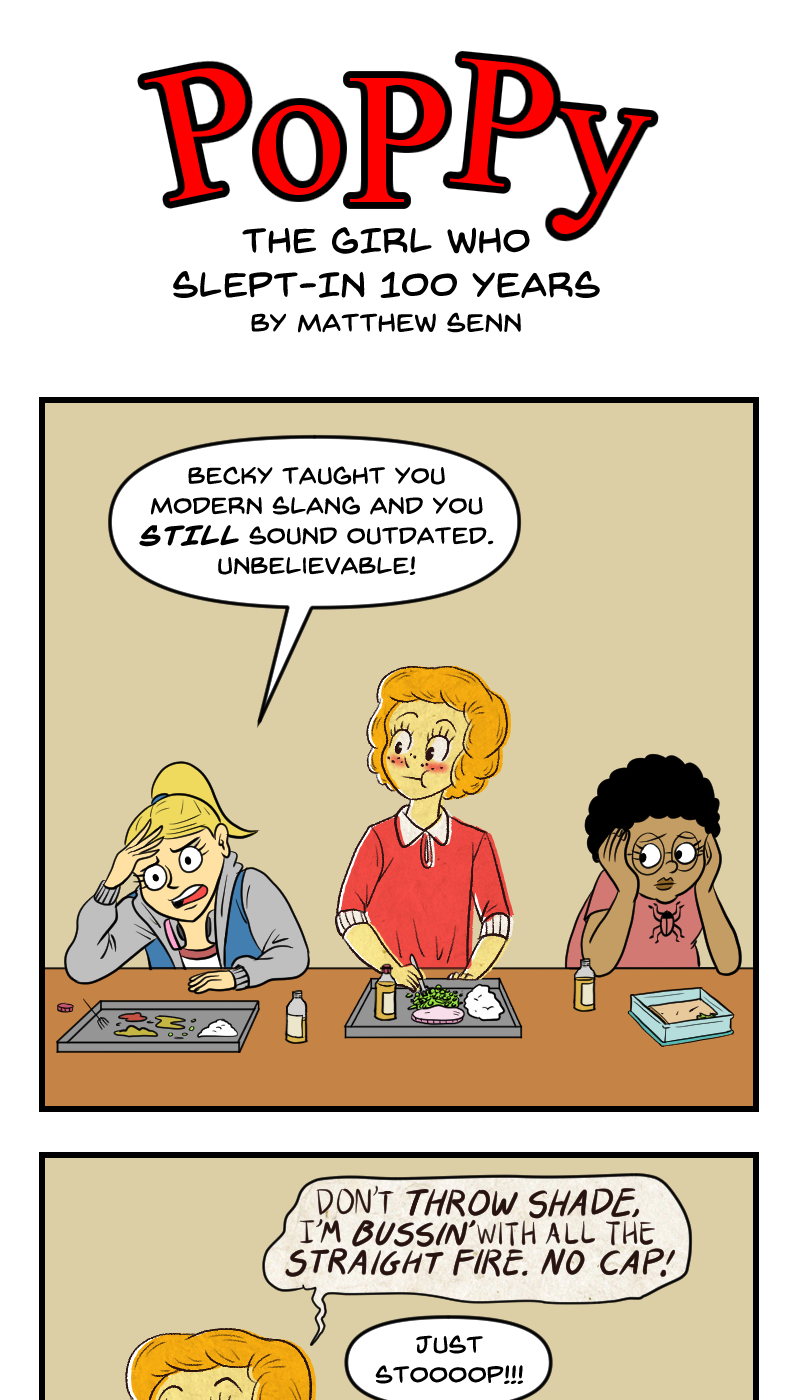 Read Poppy The Girl Who SleptIn 100 Years Modern Slang II Tapas