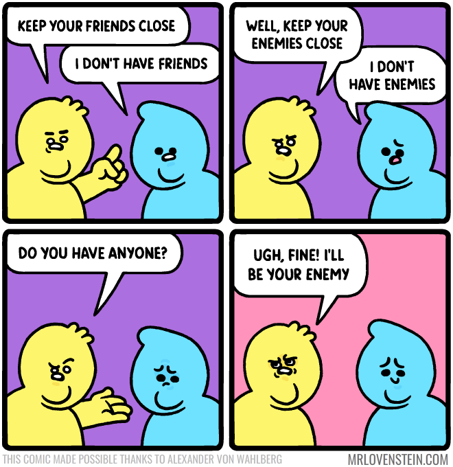 Read Mr. Lovenstein :: Friends and Enemies | Tapas Community