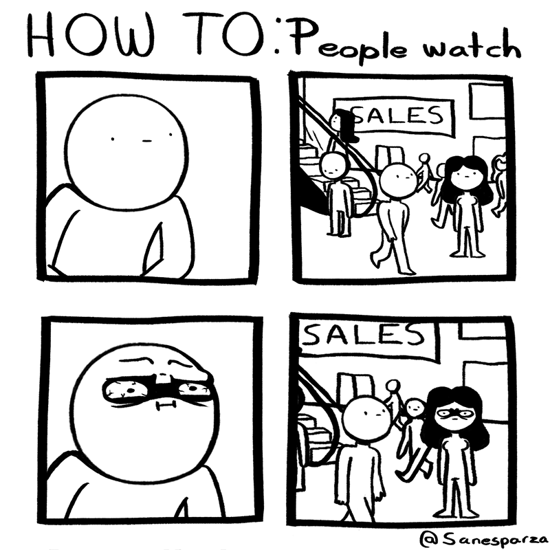 Read How to Comics HOW TO People watch Tapas Comics