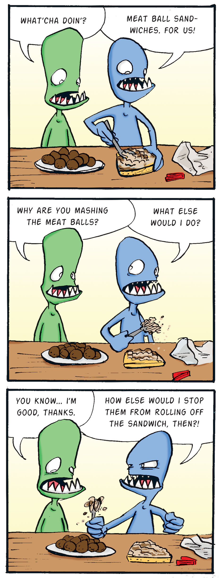 Kalle Hizz :: Meatball sandwich - image 1