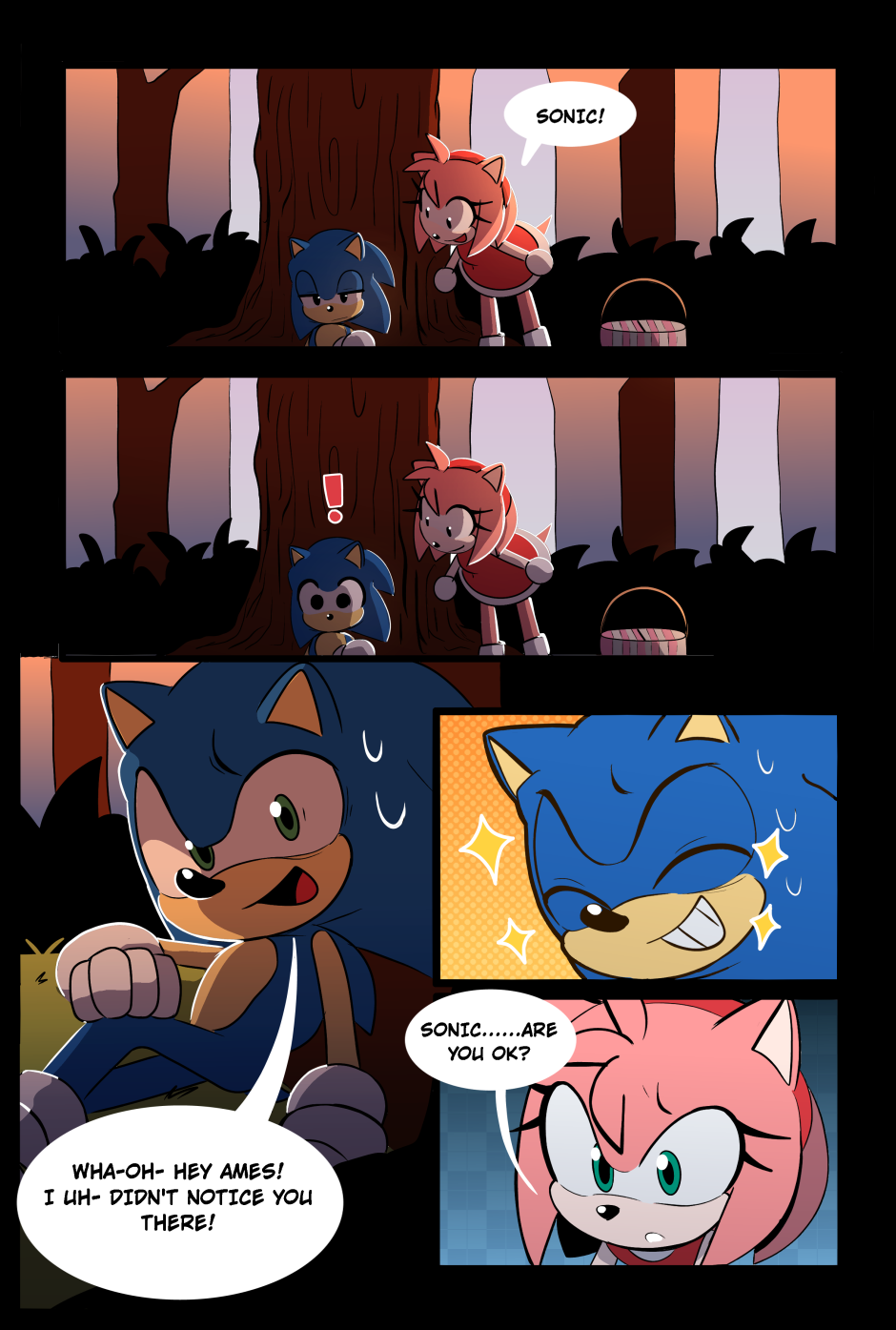 SONIC Y AMY COMIC  Sonic funny, Sonic, Sonic heroes