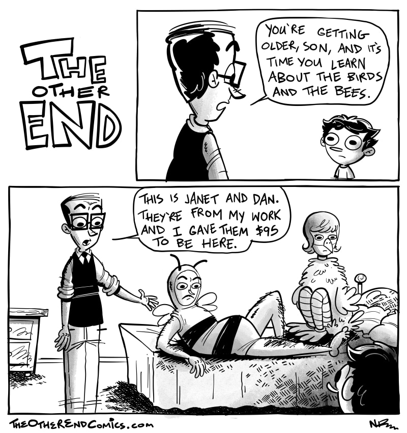 Read The Other End Comics The Birds And The Bees Tapas Community