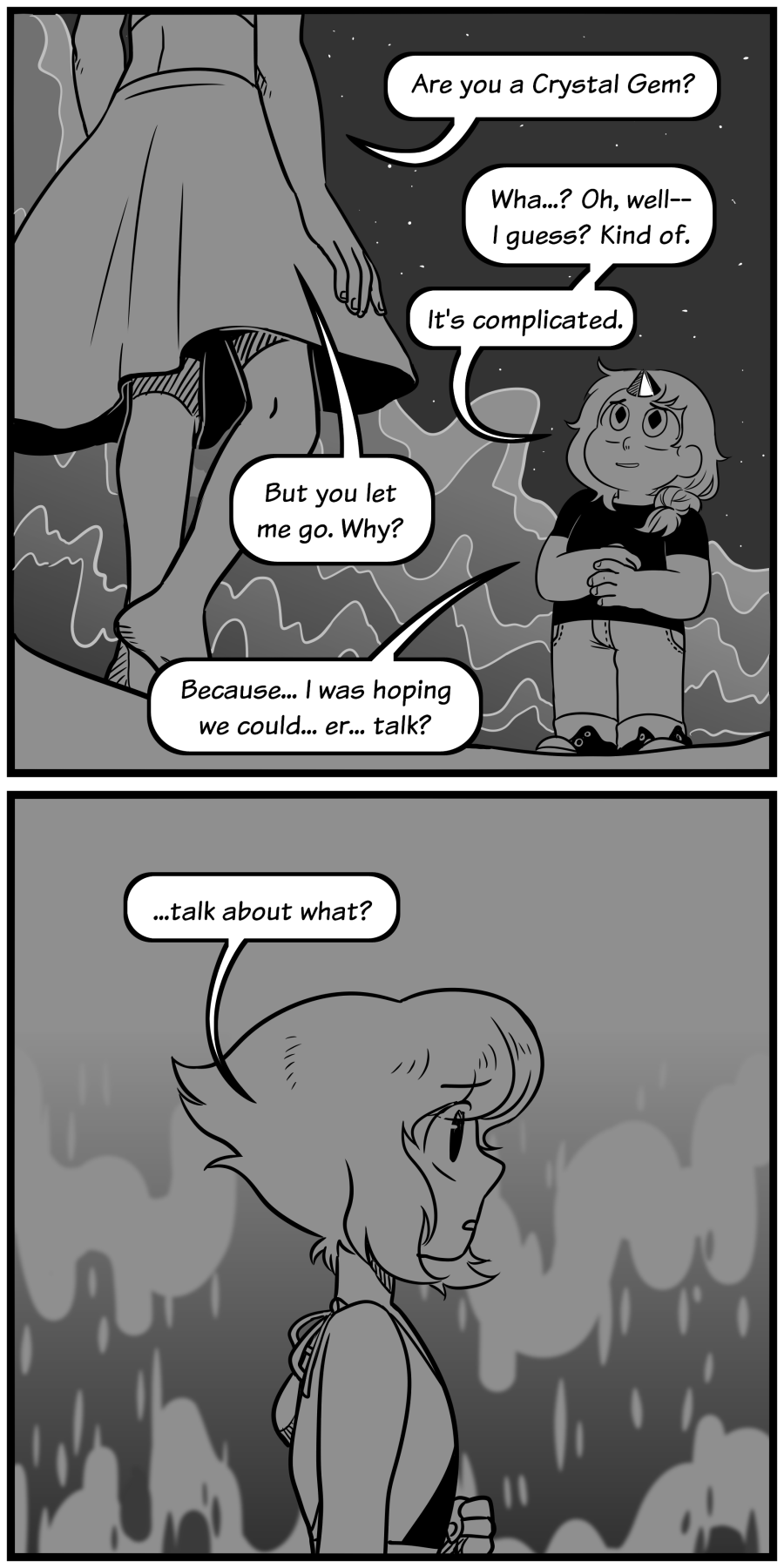 Read Steven *AU*niverse: Ask WhitePearl and Steven :: S3 EP35 ...