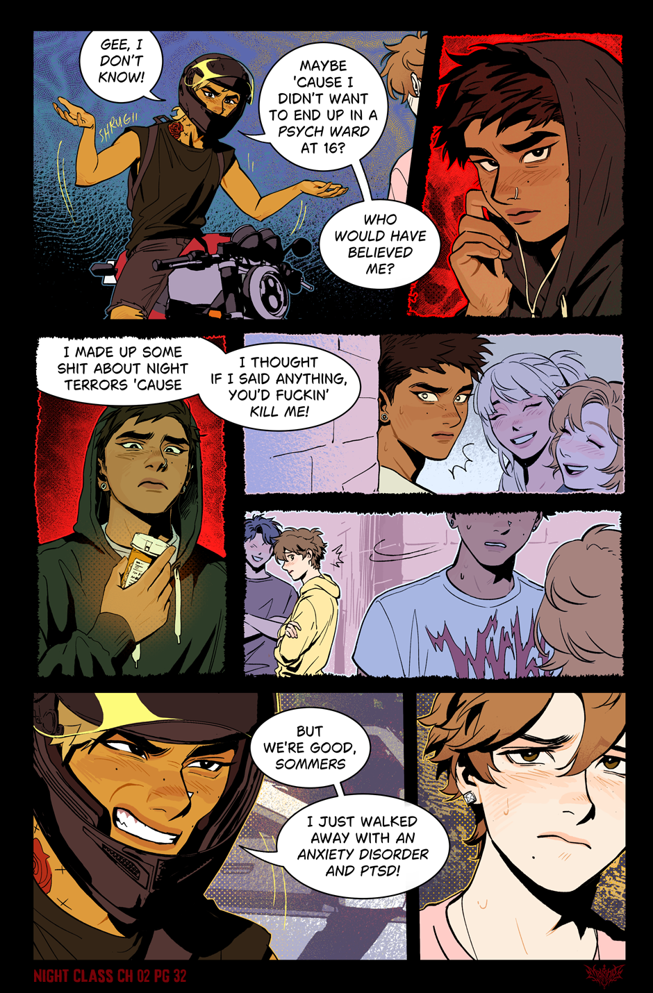 Read Night Class :: Chapter 2: Pages 32 - 33 | Tapas Community