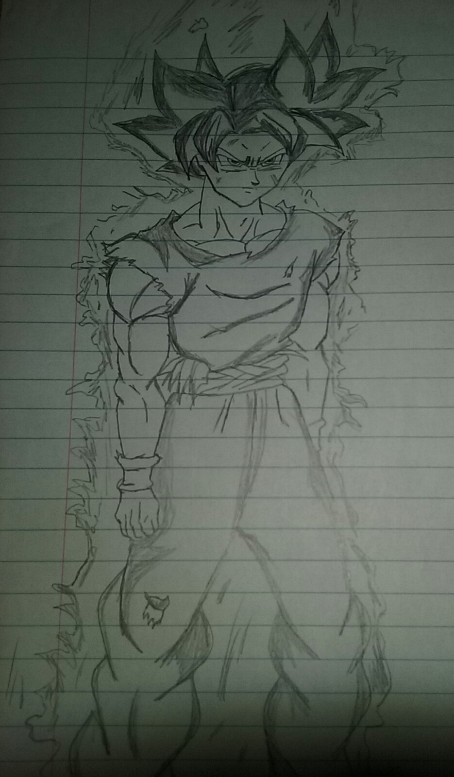 ArtStation - Ultra Instinct Mastered Goku (Drawing/Sketch)