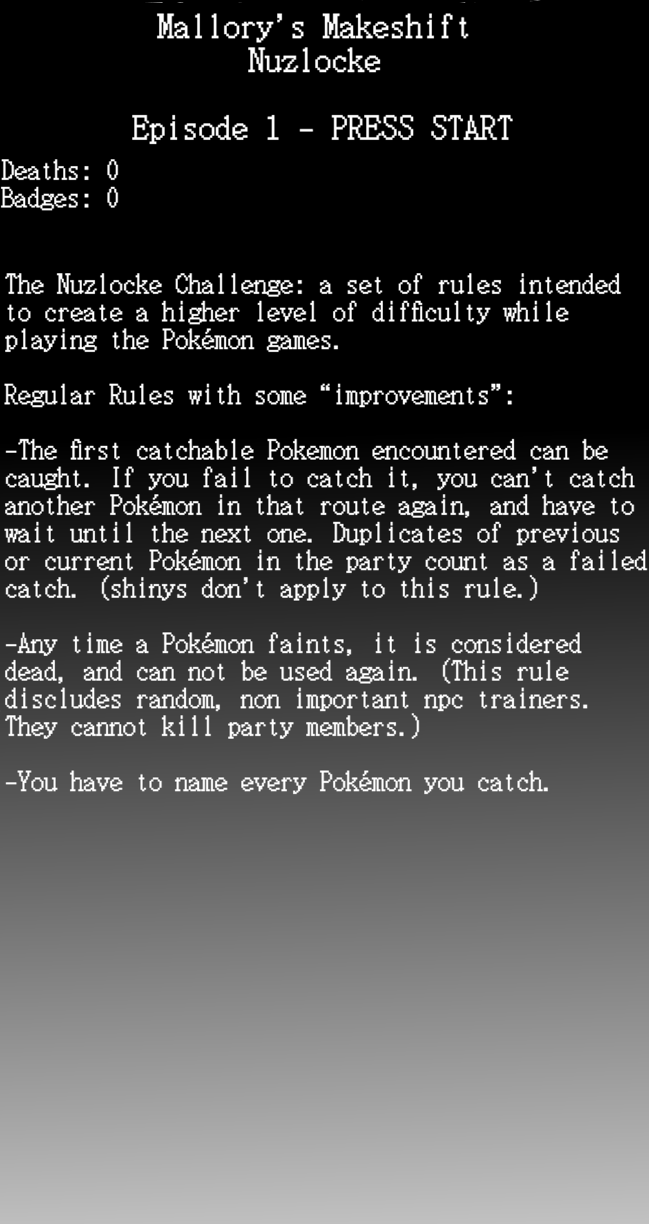 Doing a randomizer nuzlocke might wanna refuse some, any