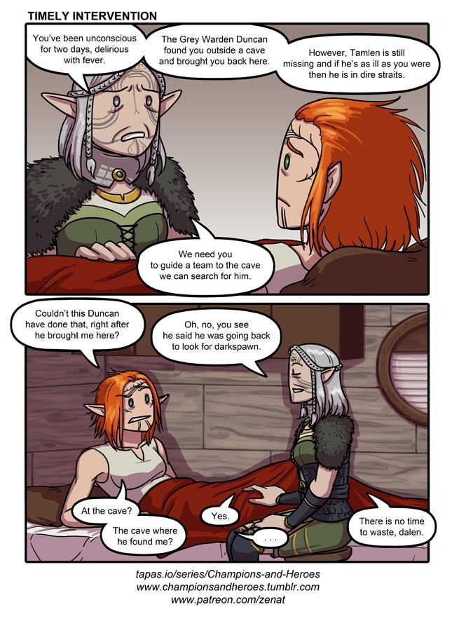 Tamlen & Mahariel  Dragon age games, Dragon age comics, Dragon age origins