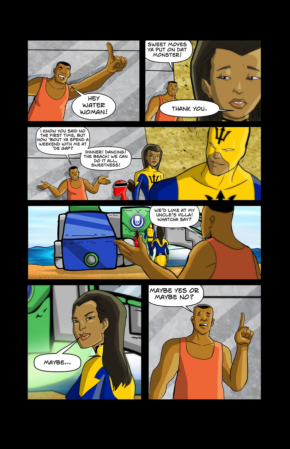 Heroes Of The World Mini-Comic  :: Issue #2 - Barbados - image 16