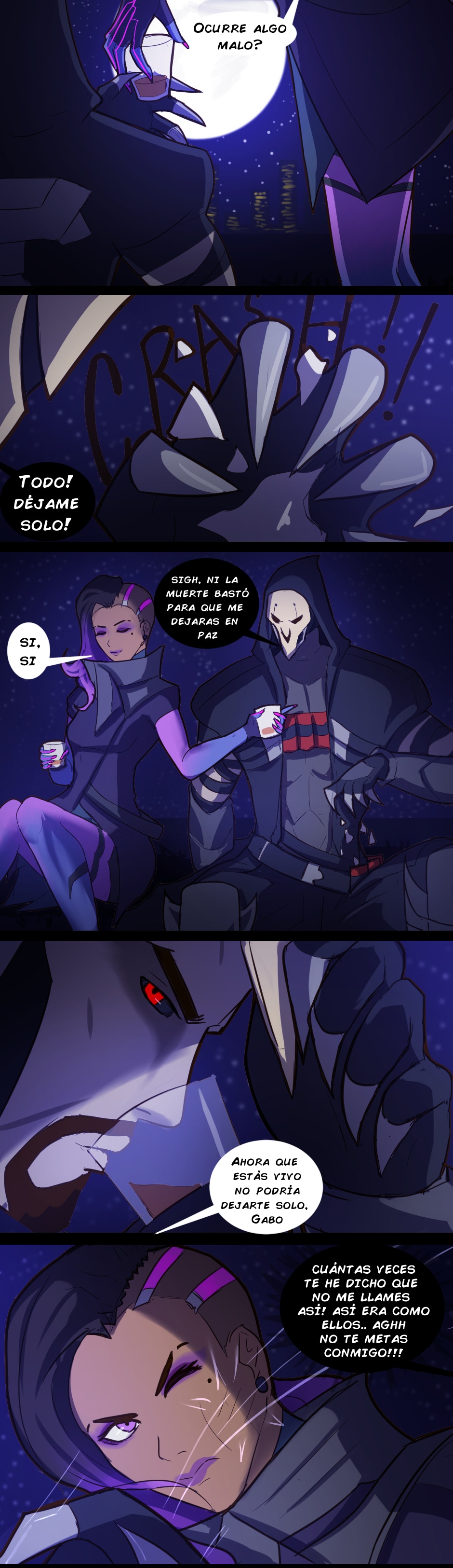 Read [ESP] Parejas de OW Fancomics :: Sombra x Reaper Pág 4 | Tapas  Community