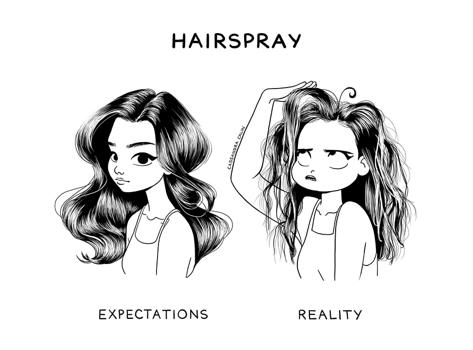 Read Cassandra Comics :: Hair expectations vs reality (2020) | Tapas ...