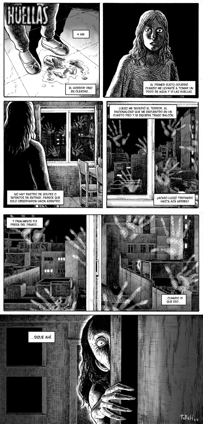 Read Short Horror Comics :: Huellas | Tapas Community