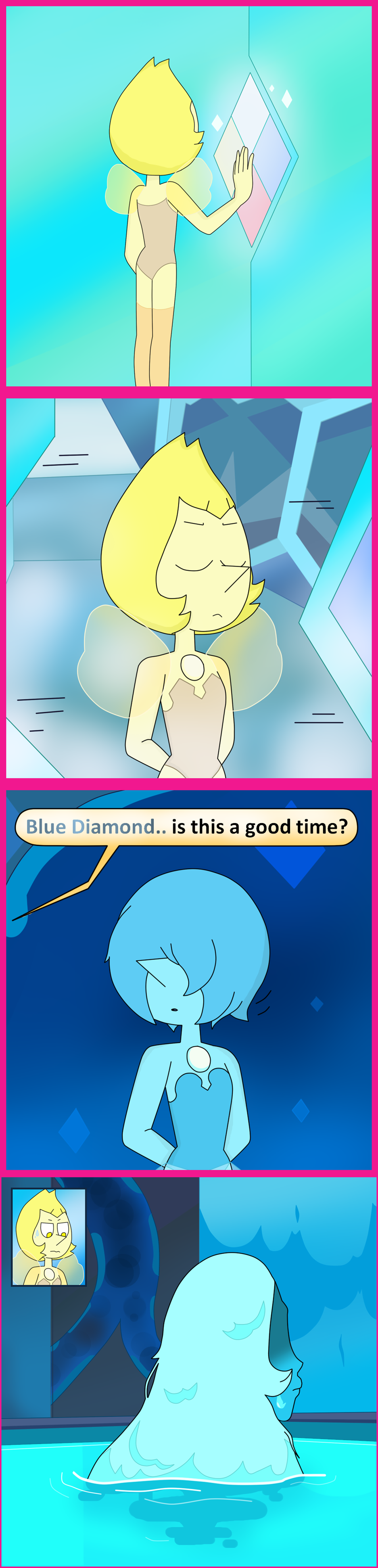 Read Pink Steven: Rechange AU :: EP1: I Am Pink Diamond | Tapas Community