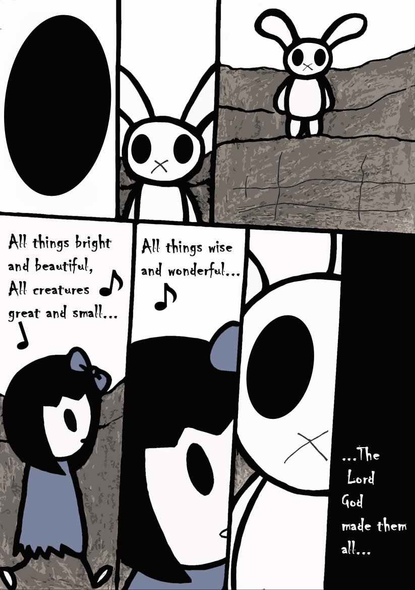 Read Armless Amy :: Amy and the Rabbits | Tapas Comics