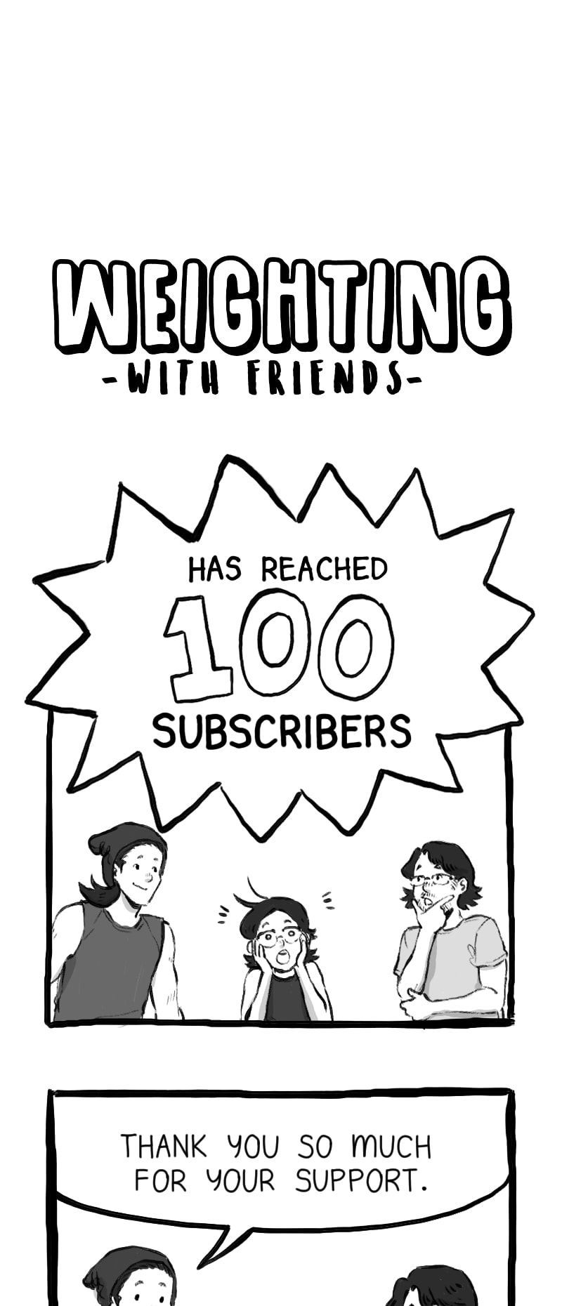 Read Weighting With Friends Special Thank You! Tapas Community