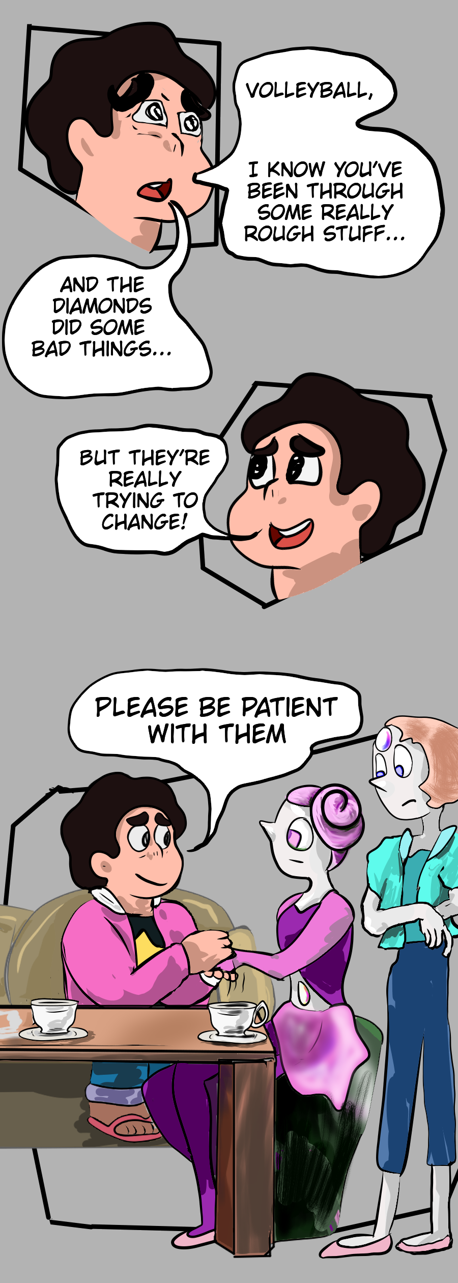 Read Bad Pearls - a Steven Universe AU :: Introduction and Meeting the  other Pearls (edited version) | Tapas Community