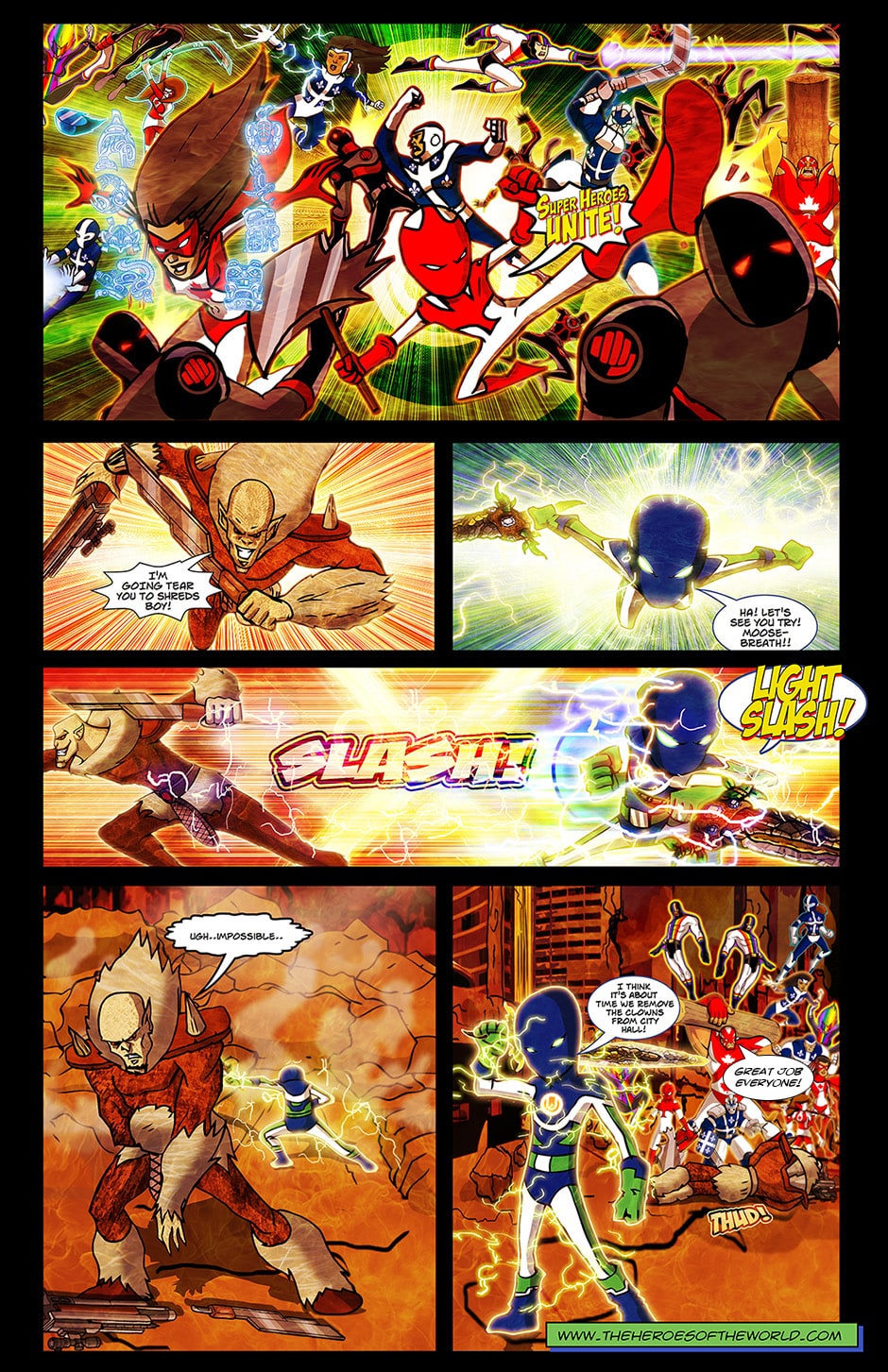 Heroes Of The World Mini-Comic  :: Issue #1 - Canada - image 3