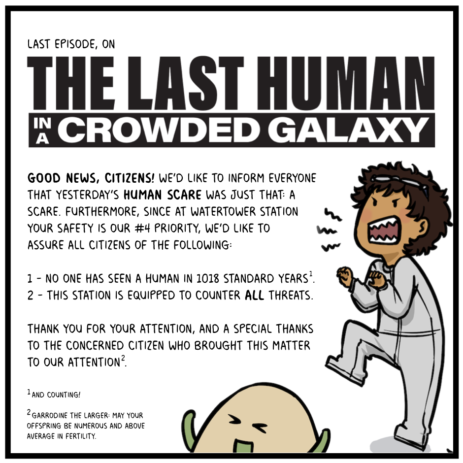 Read The Last Human (in a Crowded Galaxy) :: Discovery | Tapas Community