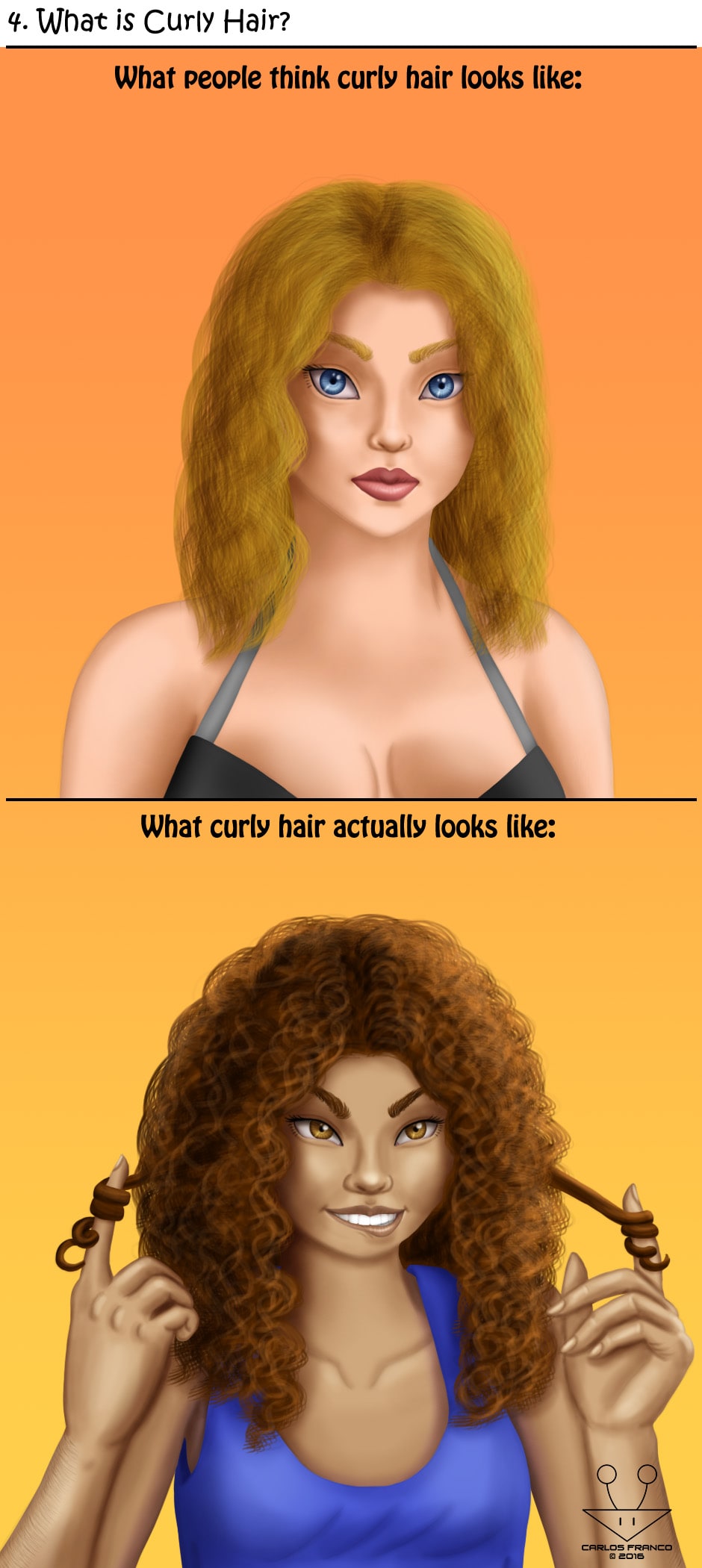 Read Cutie Brigade! :: What is Curly Hair? | Tapas Community